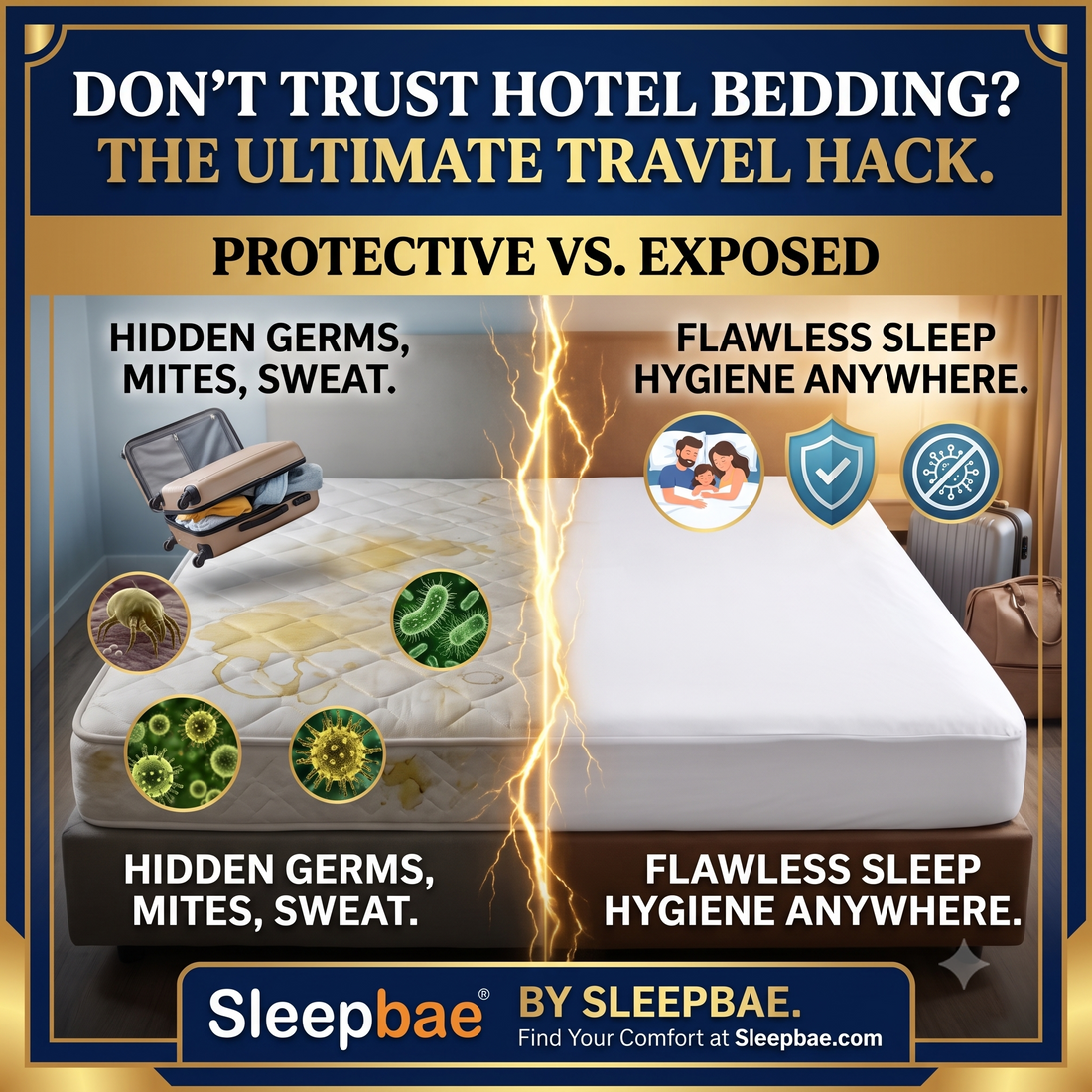 Don’t Trust Hotel Bedding? The Ultimate Travel Hack for Flawless Sleep Hygiene Anywhere