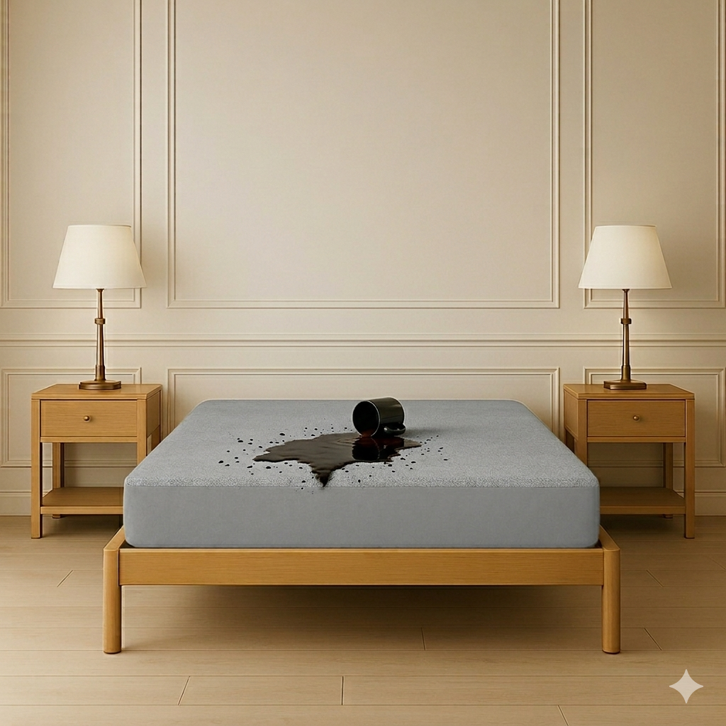 King Size Waterproof Terry Mattress Protector  | Sleepbae India