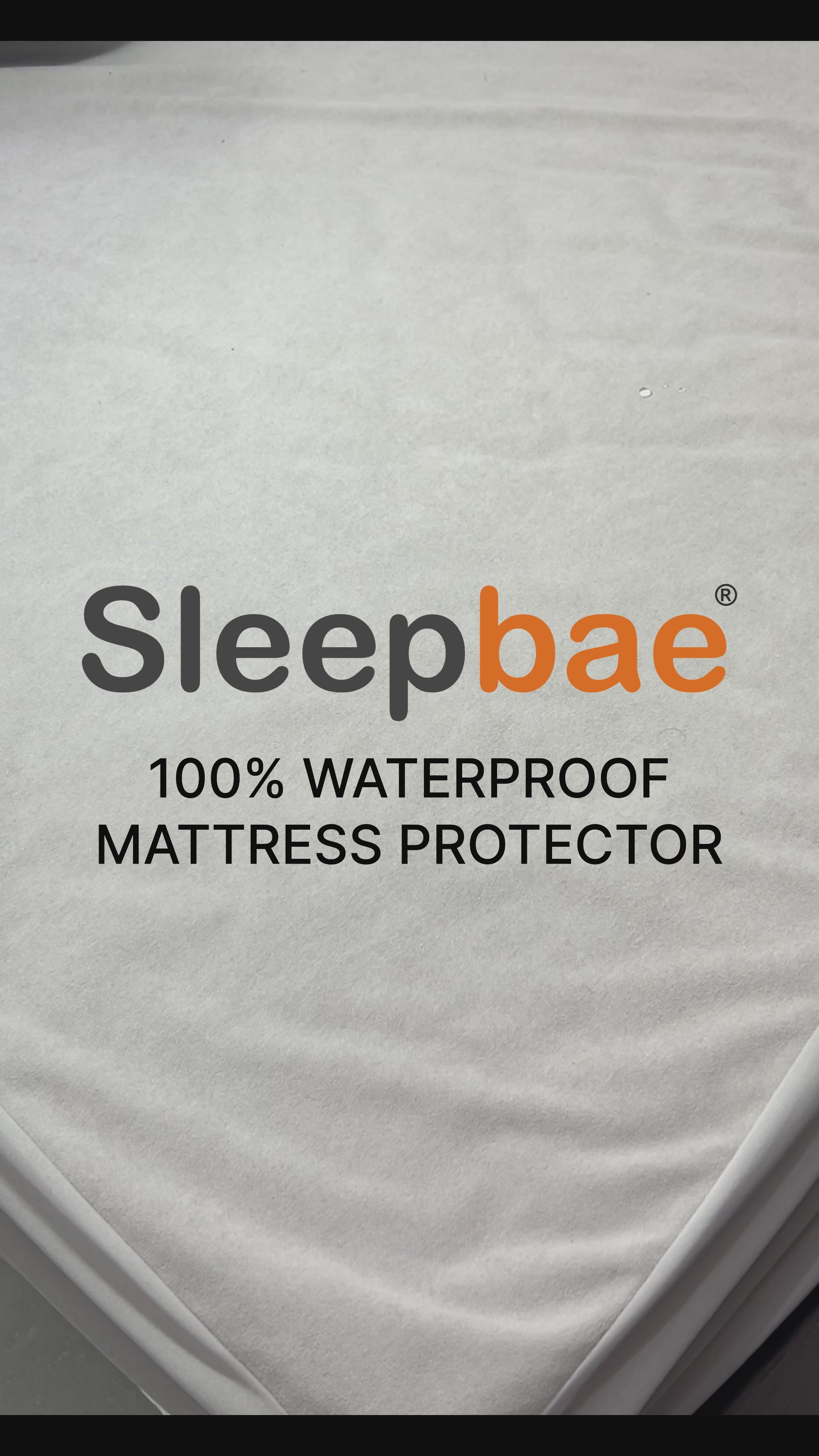 Double Size Waterproof Terry Mattress Protector  | Sleepbae India